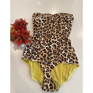NWT TigerLily One Piece Leopard Print Swimsuit (2)